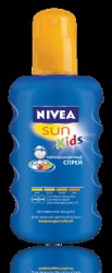 Спрей солнцезащитный для детей, Nivea (Нивея) 200 мл сан цветной spf 30