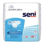 Подгузники для взрослых, Seni (Сени) р. M 10 шт супер медиум + пробник + буклет