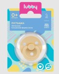 Соска-пустышка латексная, Lubby (Лабби) 1 шт арт. 33022 скошенный сосок 0 мес.