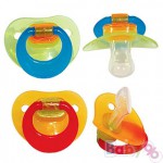 Соска-пустышка силиконовая, Пома 1 шт арт. 2512mix для самых маленьких ортодонтическая с рождения